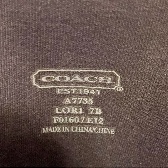 Coach Lori Heritage Boots Gray Silver Hardware. Sz 7B EUC! - Picture 7 of 7